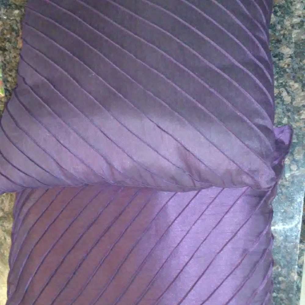 2 set of Dark purple pillows